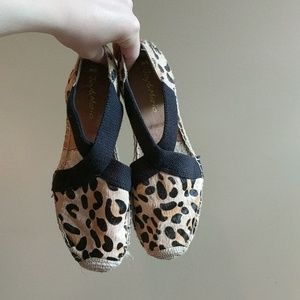 Leapord print espadrilles